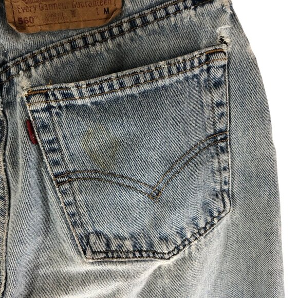 Levis Womens Jeans Vintage 560 Loose Fit Straight Leg Light Wash Size 4 - Picture 7 of 9